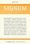 Signum, Sommerheft 2017